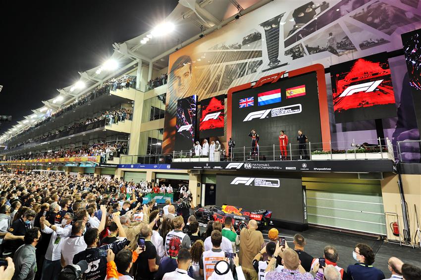 Yas Marina Circuit Podium